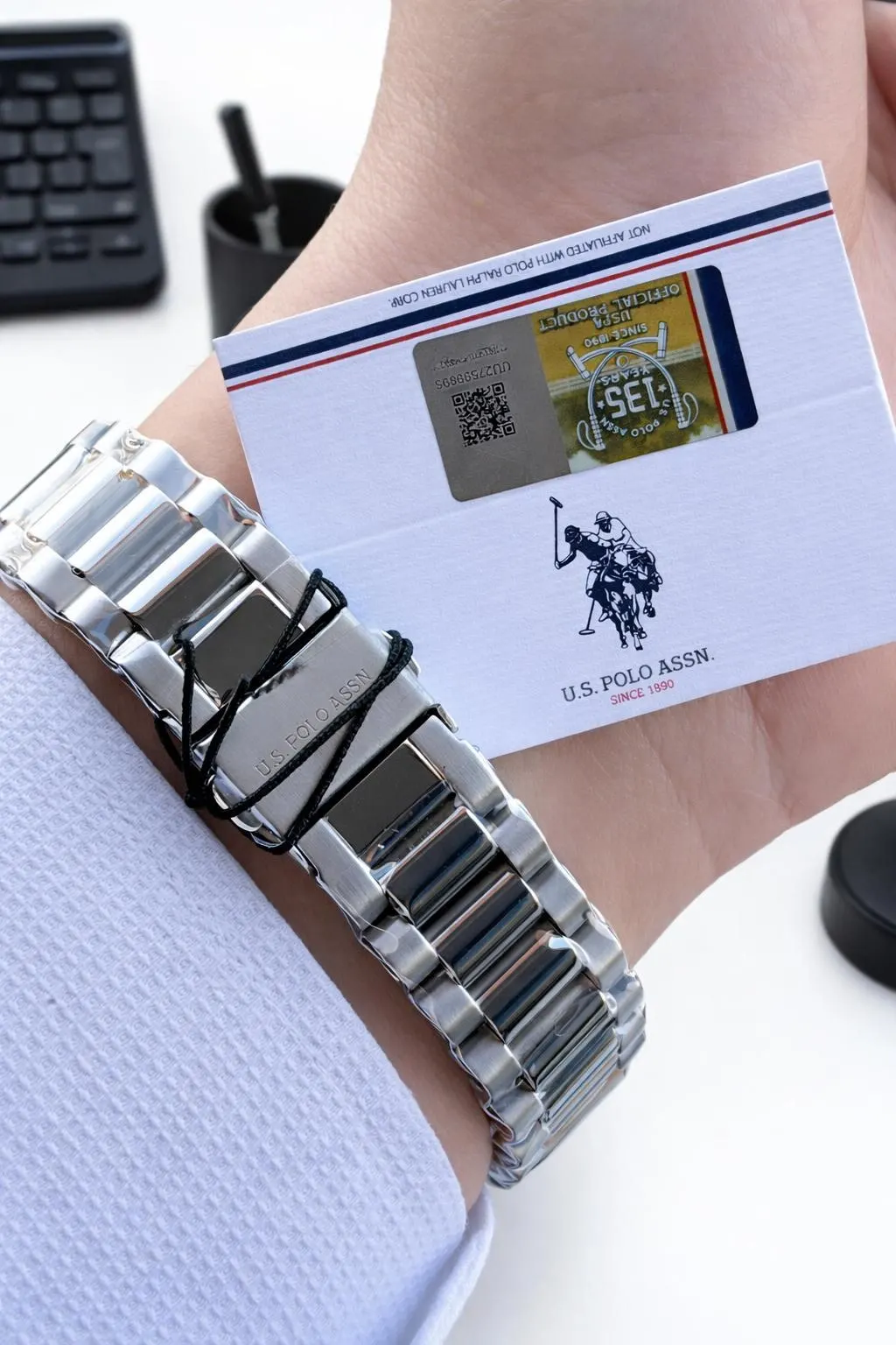 U.S.Polo Assn Çelik Kasa Ve Kordon 2 Yıl Garantili 3 Atm Suya Dayanıklı Erkek Kol Saati E.PA1148-03