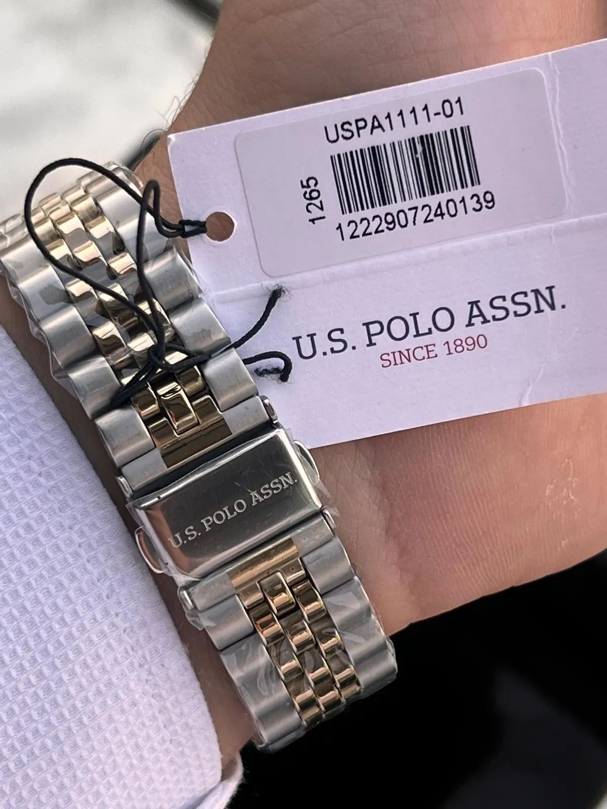 U.S.Polo Assn Çelik Kasa Ve Kordon 2 Yıl Garantili 5 Atm Suya Dayanıklı Erkek Kol Saati E.USP1111-01