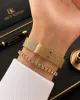 Dice Kayek Oval Mini Vintage Kasa Kadın Kol Saati Çelik Kordon 5 ATM Suya Dayanıklı+Bileklik  DC.20