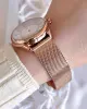 Ferro Hasır Kordonlu Rose Gold Kararmaz Renk Atmaz 3 Atm  Özel Tasarım Kadın Kol Saat 21152CWT-C