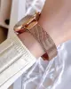 Ferro Hasır Kordonlu Rose Gold Kararmaz Renk Atmaz 3 Atm  Özel Tasarım Kadın Kol Saat BF21153CWT-C
