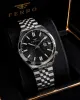 Ferro Premium İtalian Desing Çelik Kordon Nişan Ve Damat Saati 3 Atm Erkek Kol Saati EFM40136-B1