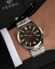 Ferro Premium İtalian Desing Çelik Kordon Nişan Ve Damat Saati 3 Atm Erkek Kol Saati EFM40136-B2