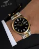 Ferro Premium İtalian Desing Çelik Kordon Nişan Ve Damat Saati 3 Atm Erkek Kol Saati EFM40136-B3