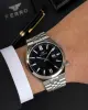Ferro Premium İtalian Desing Çelik Kordon Nişan Ve Damat Saati 3 Atm Erkek Kol Saati EFM40136-B4