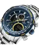 Naviforce Gri Çelik Kordon Dijital/Analog Erkek Kol Saati NF-9182M-BLUYLW