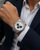 RMS Romanson Premium Erkek Kol Saati Çelik Kordon 5 ATM Su Geçirmez Kronometreli Kadran AG2134.10