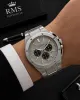 RMS Romanson Premium Erkek Kol Saati Çelik Kordon 5 ATM Su Geçirmez Kronometreli Kadran AG2134.115