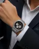 RMS Romanson Premium Erkek Kol Saati Çelik Kordon 5 ATM Su Geçirmez Kronometreli Kadran AG2134.12