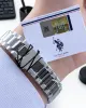 U.S.Polo Assn Çelik Kasa Ve Kordon 2 Yıl Garantili 3 Atm Suya Dayanıklı Erkek Kol Saati E.PA1148-02