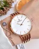 BLKT.2.615 Revello Elite Model Bronz/Rose Özel Renk 30 Mt Su Geçirmez+Bileklik Lady Wristwatch