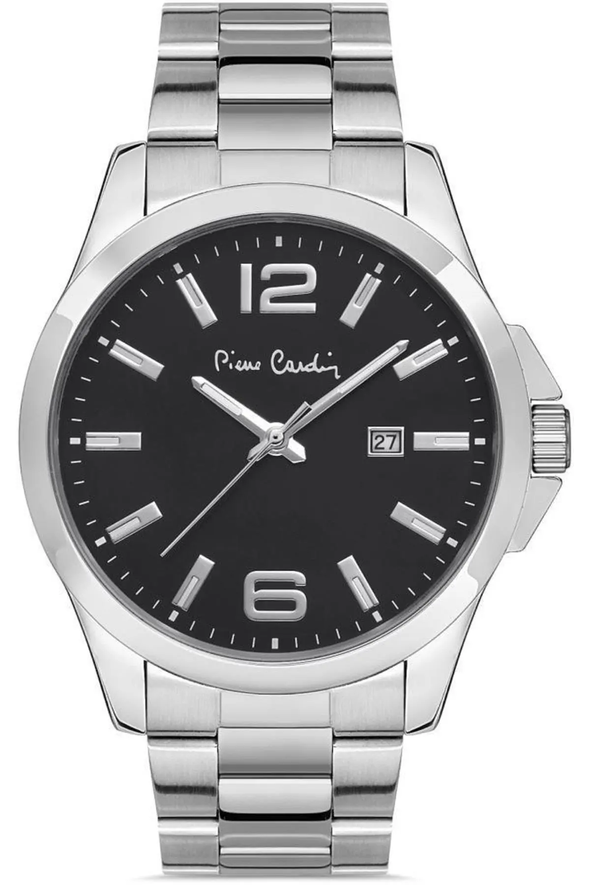 800411F01 Pierre Cardin Çelik Kordon Erkek Kol Saati 30 Mt Su Gecirmez