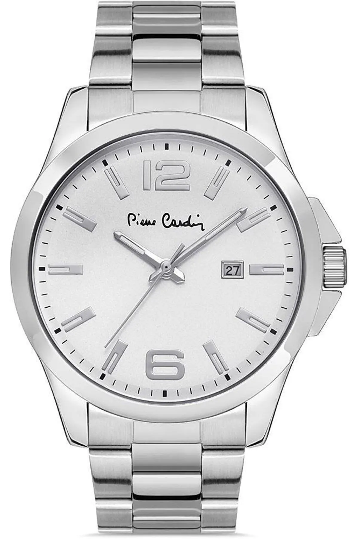 800411F02 Pierre Cardin Çelik Kordon Erkek Kol Saati 30 Mt Su Gecirmez