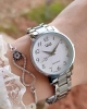 QQ.S3Q Vintage Retro Model Suya Dayanıklı Çelik Analog Kol Saati+Bileklik