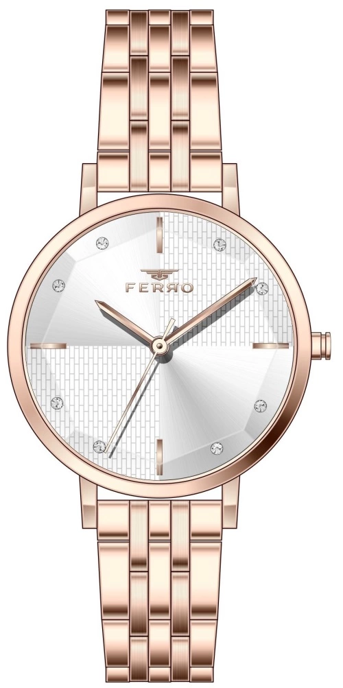 Ferro Rose Çelik Kordon Kadın Kol Saati FL21252A-C