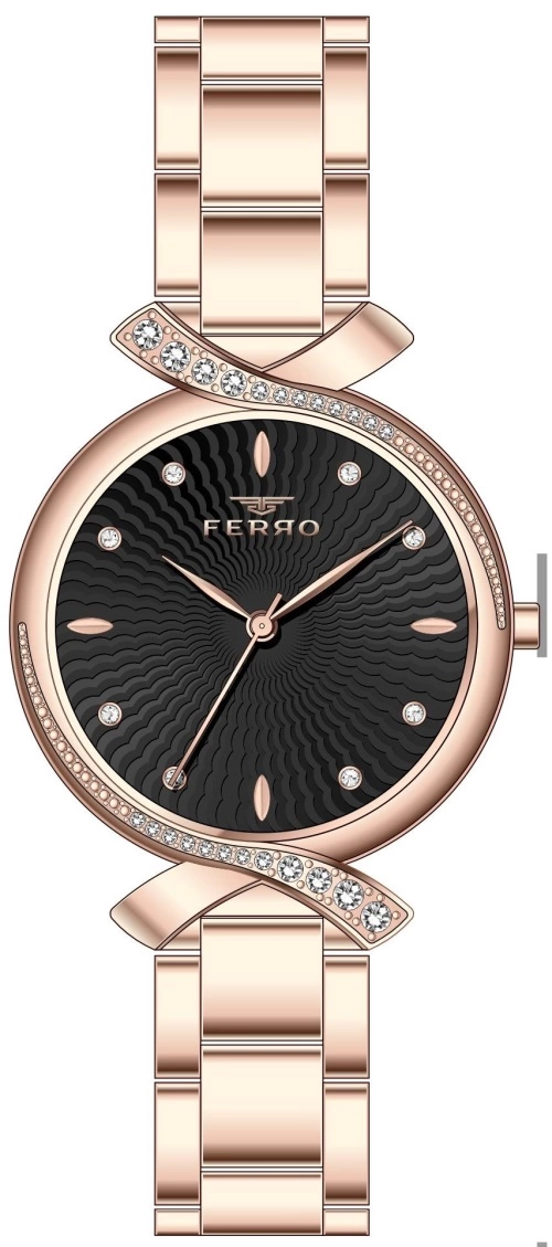 Ferro Rose Çelik Kordon Kadın Kol Saati FL21254A-C6