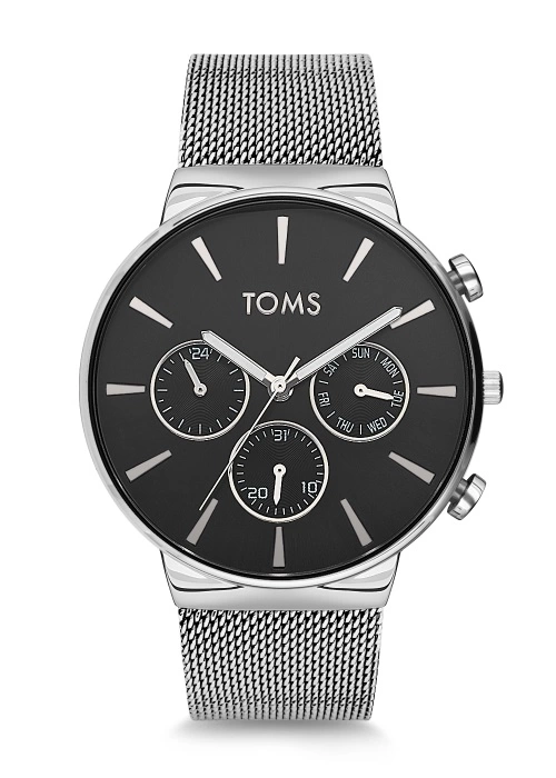Toms Gümüş Hasır Kordon Erkek Kol Saati TM1697C-1053-A2