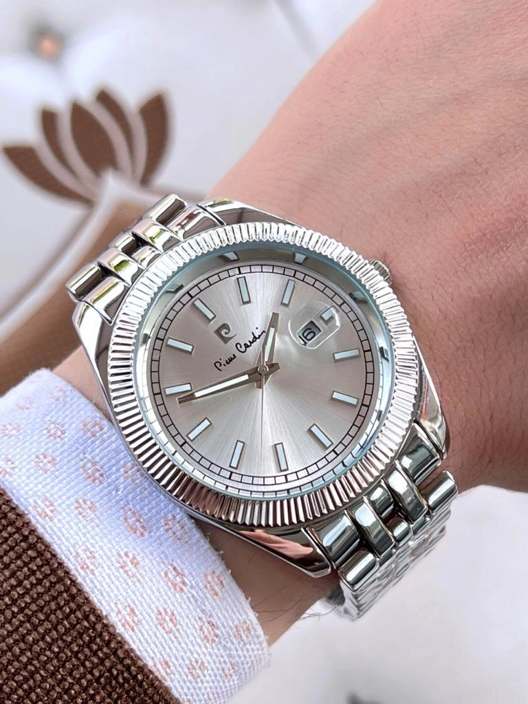 800701F102 Pierre Cardin Çelik Kordon Erkek Kol Saati 30 Mt Su Gecirmez