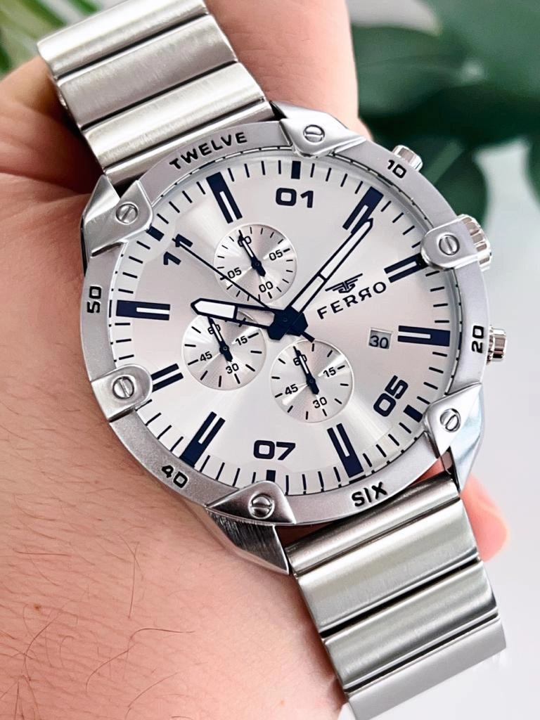 BLKT.X01 Ferro İç Fonksiyonları Aktif Chronograph 30 Mt Suya Dayanıklı Erkek Kol Saati