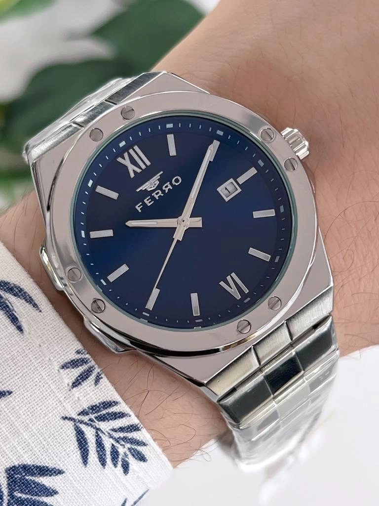 BLKT.X03 Ferro İç Fonksiyonları Aktif Chronograph 30 Mt Suya Dayanıklı Erkek Kol Saati