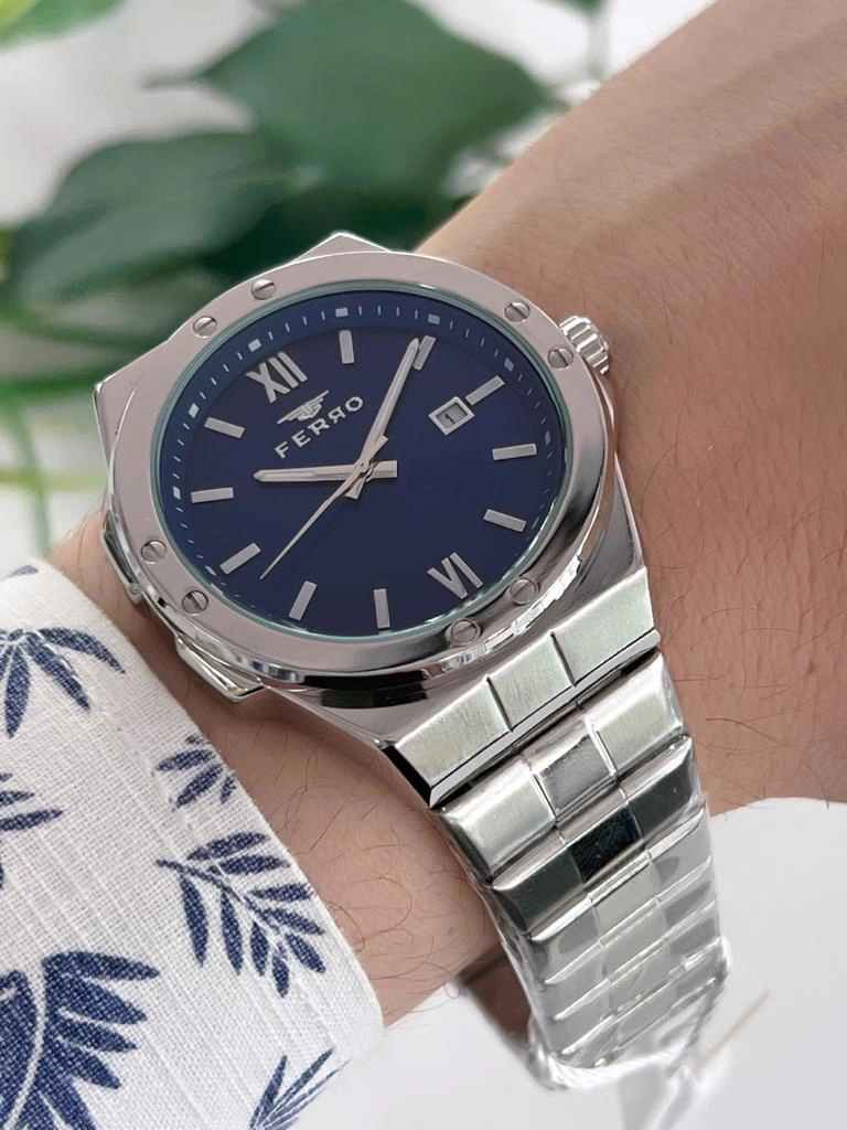 BLKT.X03 Ferro İç Fonksiyonları Aktif Chronograph 30 Mt Suya Dayanıklı Erkek Kol Saati