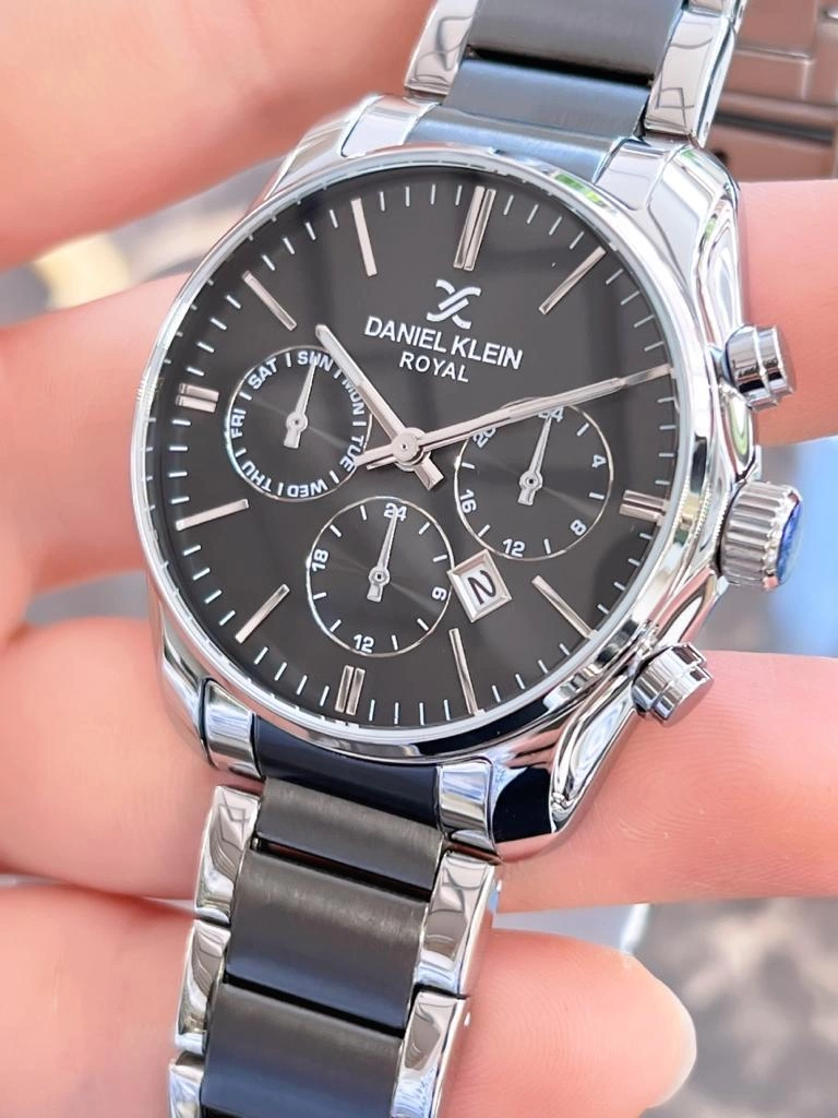 BLKT.X40 Daniel Klein Çelik Kordon  30 Mt Suya Dayanıklı Özel Tasarım Kol Saat