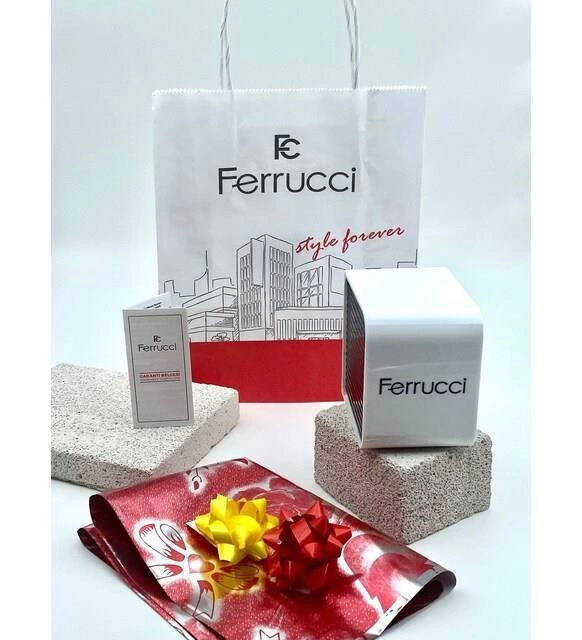 FRC1.20 Ferrucci Kadın Kol Saati+Bileklik Özel Seri Çelik Kordon Kararma Renk Atma Yapmaz