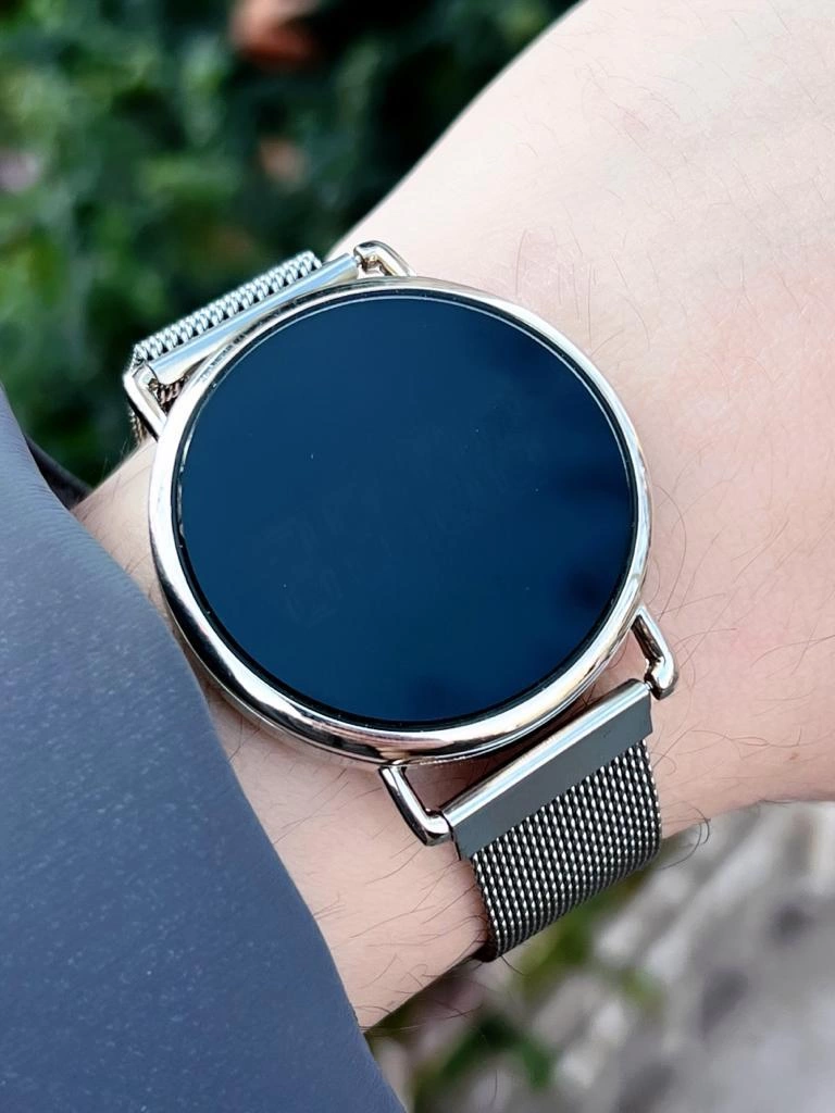 NS.SPC.01Metal&Hasır Mıknatıs Kordon Özel Seri Dokunmatik Unisex Kol Saati