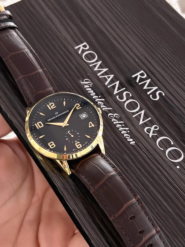 RMS.108 Romanson Özel Seri Takım Elbiseye Özel Tasarım Damat & Nişan Saati  Kararmaz Renk Atmaz