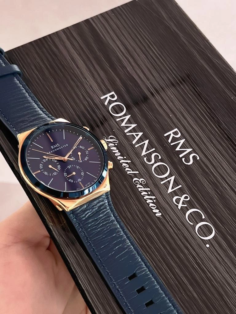 RMS.109 Romanson Özel Seri Takım Elbiseye Özel Tasarım Damat & Nişan Saati  Kararmaz Renk Atmaz