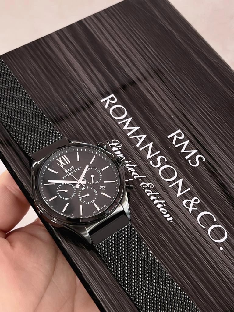 RMS.118 Romanson Özel Seri Takım Elbiseye Özel Tasarım Damat & Nişan Saati  Kararmaz Renk Atmaz