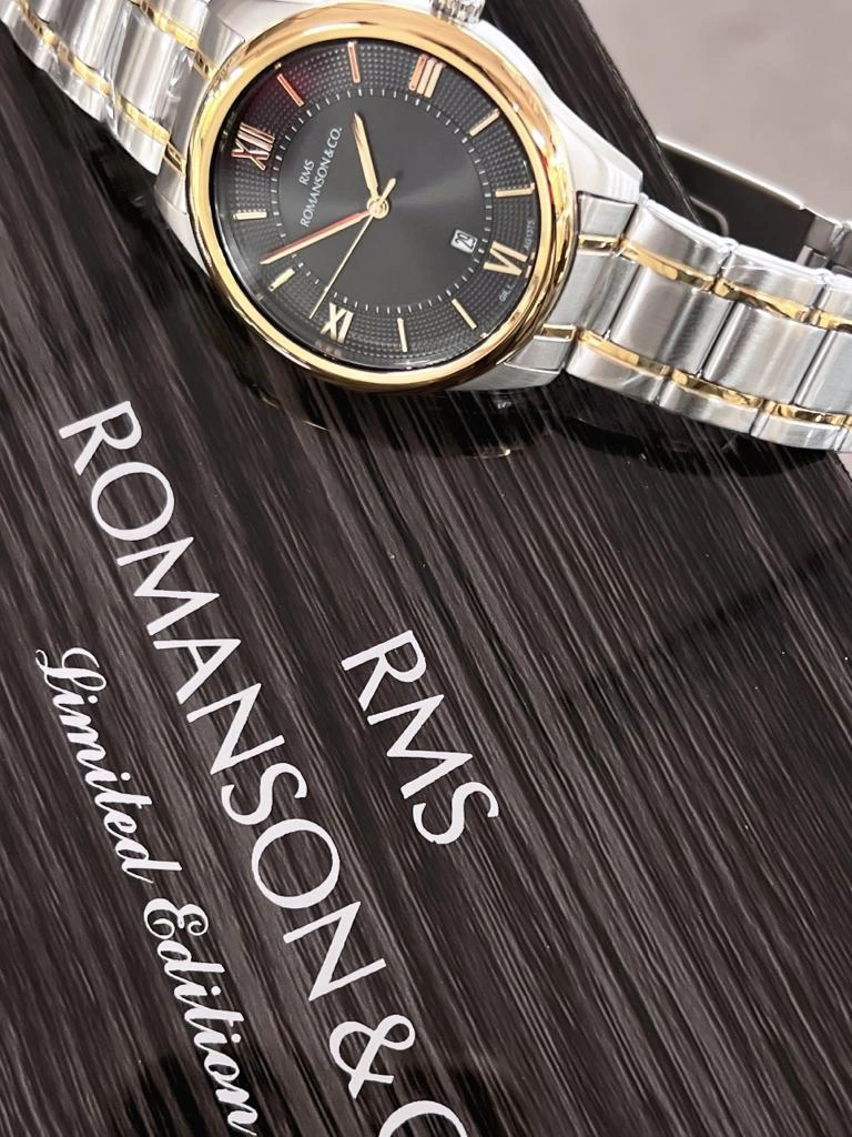 RMS.126 Romanson Özel Seri Takım Elbiseye Özel Tasarım Damat & Nişan Saati  Kararmaz Renk Atmaz