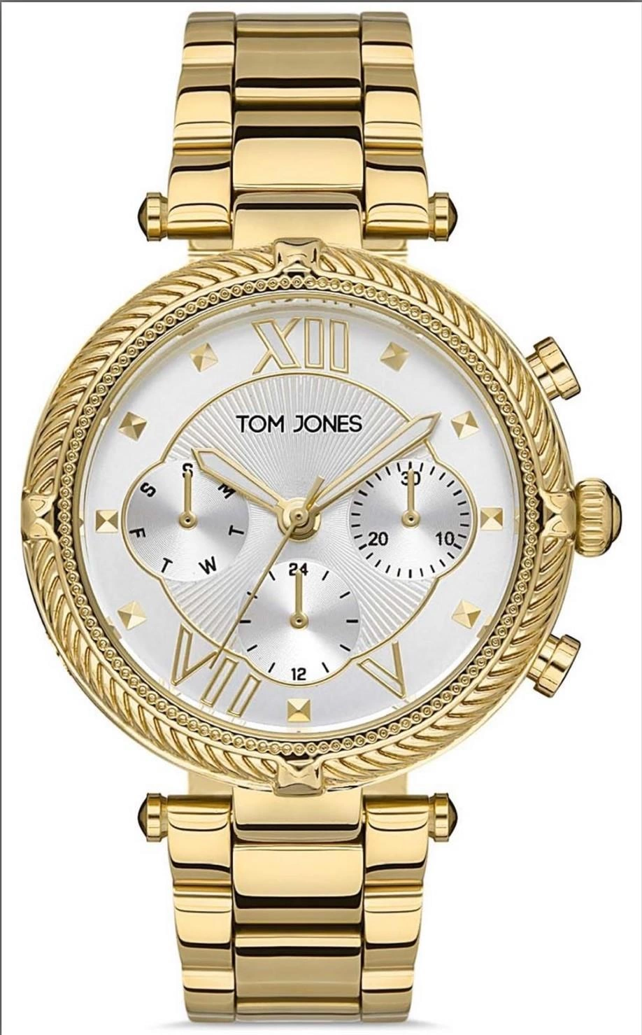 TJ.1.1146.03 Tom Jones Çelik Kordon Renk Atmaz 30 Mt Su Geçirmez Kadın Kol Saati