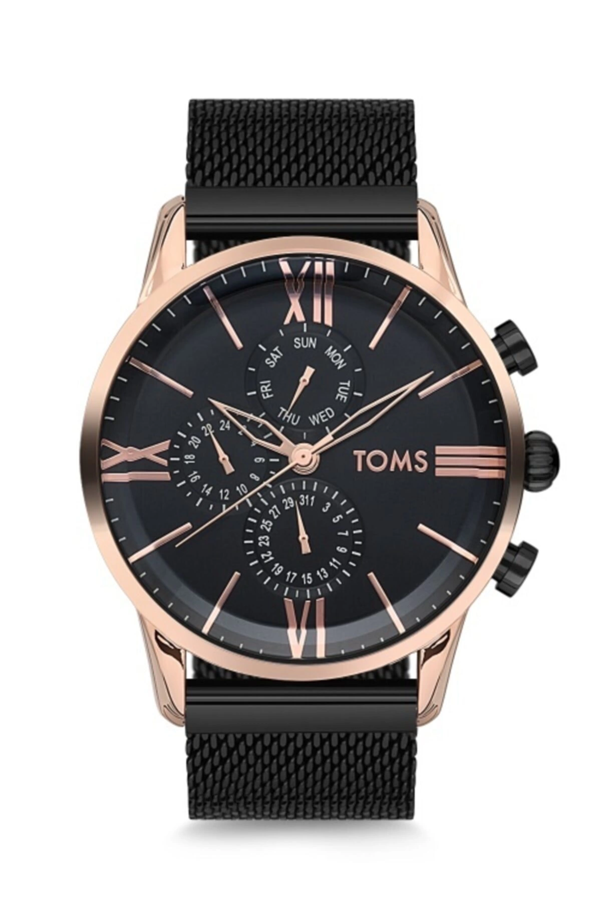 TOMS Özel Tasarım Erkek Kol Saati İç Fonsiyonları Aktif