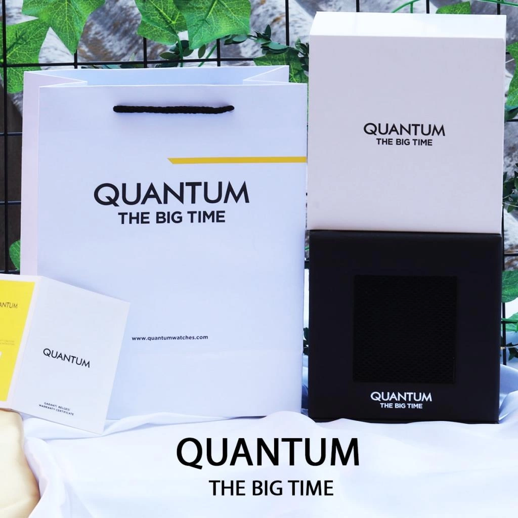 TTG899.060 Quantum 10 Atm Su Geçirmezlik Titanyum Özel Seri Kol Saati+Kaplan Gözü Doğal Taş Bileklik