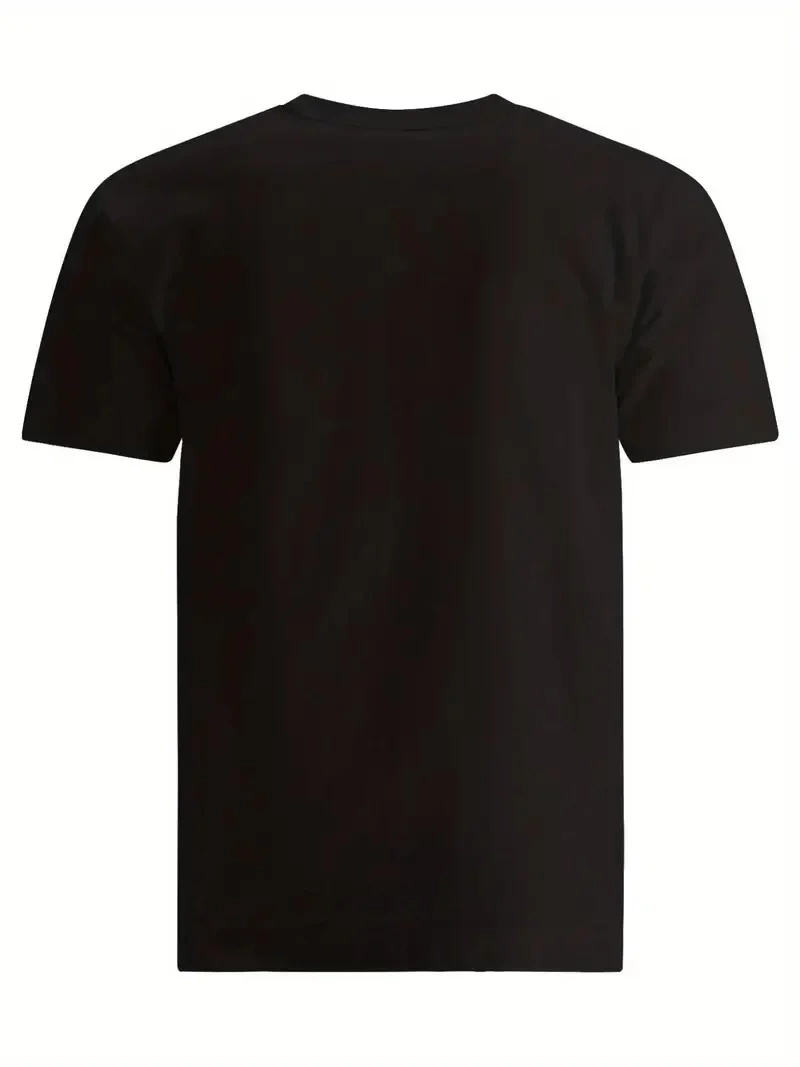 20/1 Penye Compack SPACEBALLS Erkek Baskılı Oversize Bisiklet Yaka Kısa Kol Yazlık T-shirt - Siyah