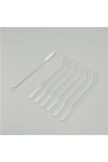 6lı Cam Pipet ve Fırça Seti - Şeffaf