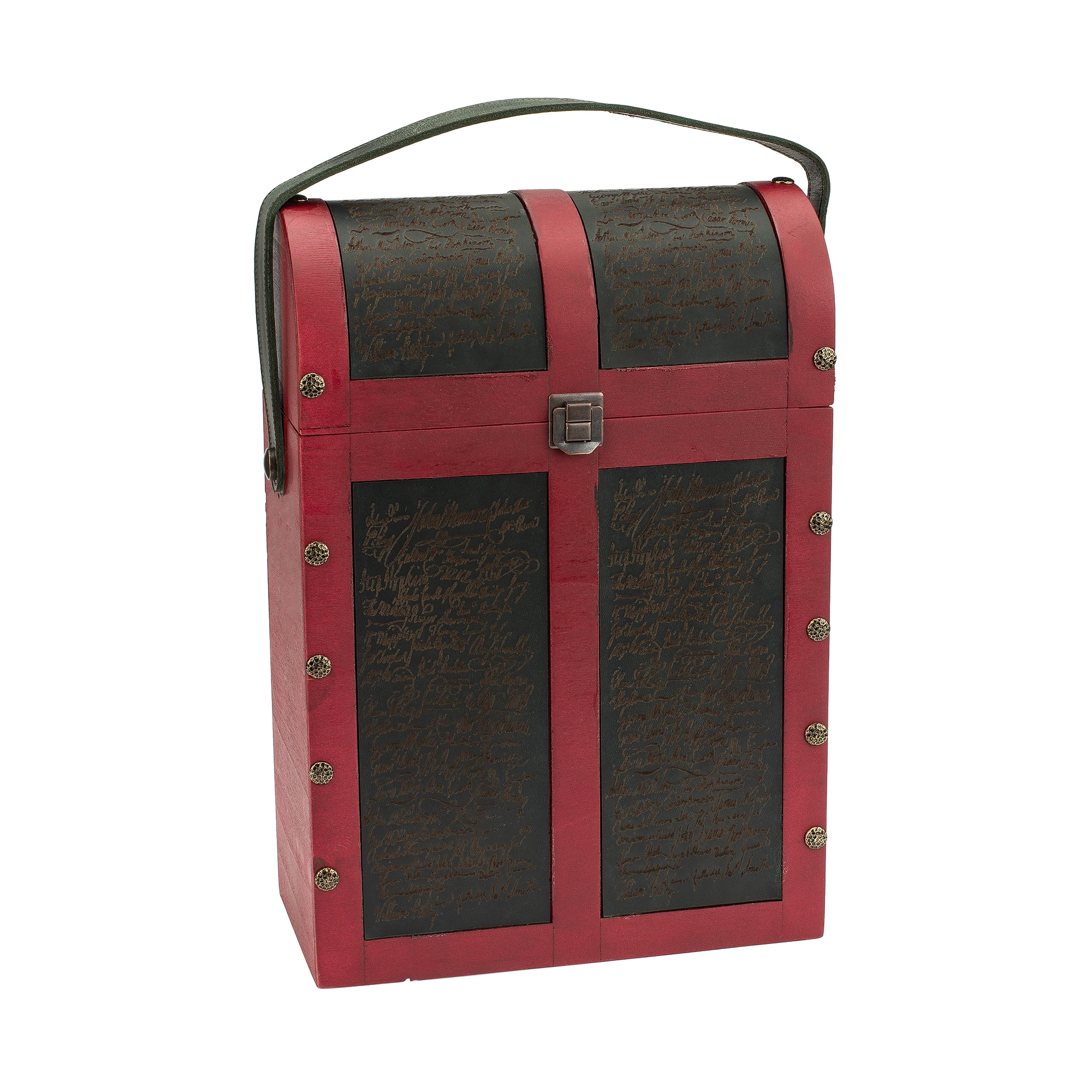 Çiftli Şaraplık - %100 Deri - HH06002 - Bordo-Haki