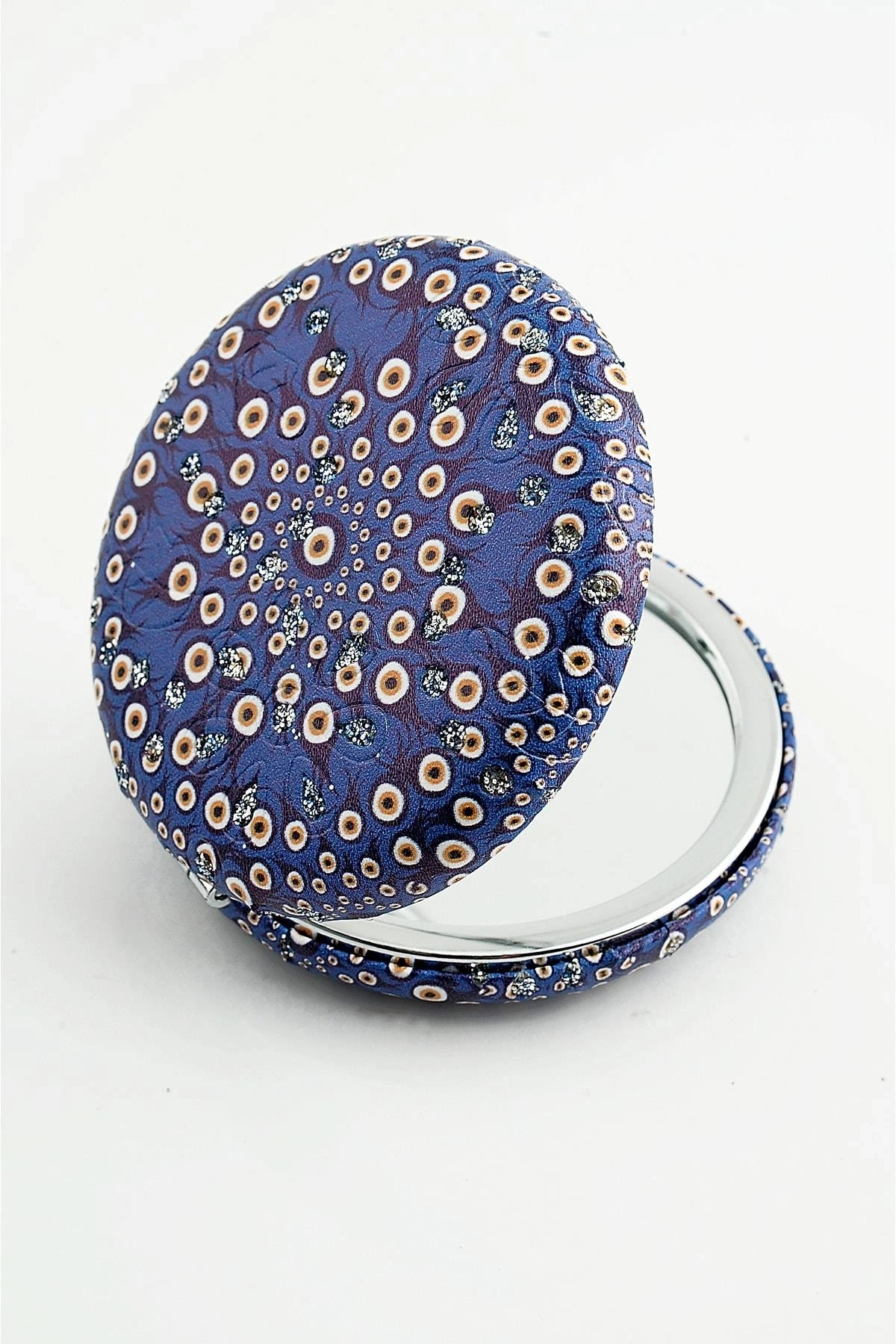 Nazar Figürlü Küçük Cep Makyaj Aynası