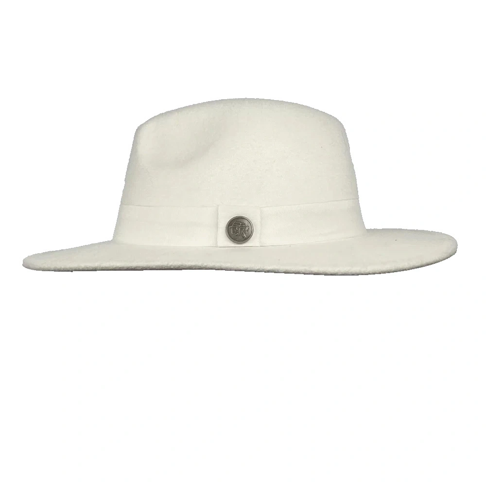 İsme Özel Panama Fötr Şapka - AB01004 - Bej