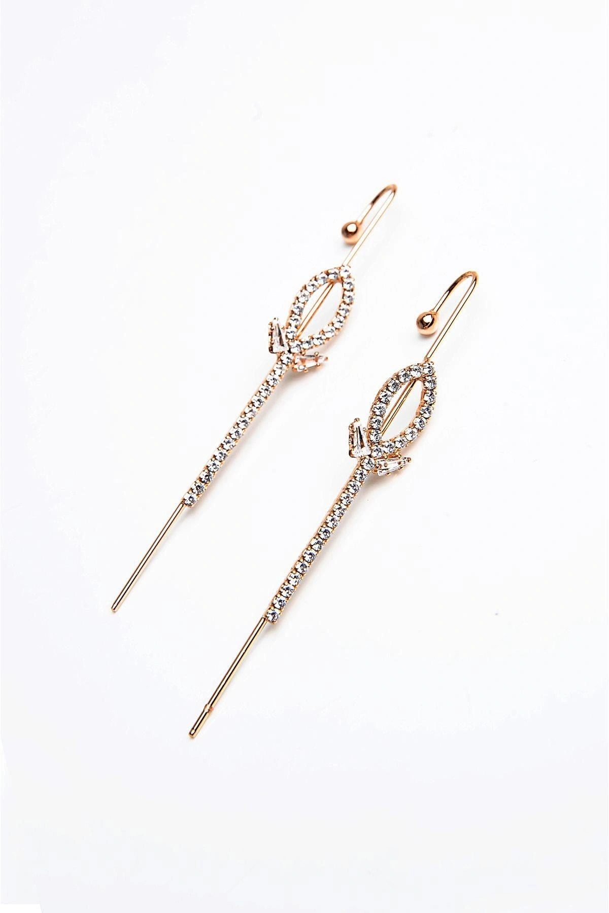 Xuping Kararma Yapmama Garantili Zirkonium Taşlı Küpe