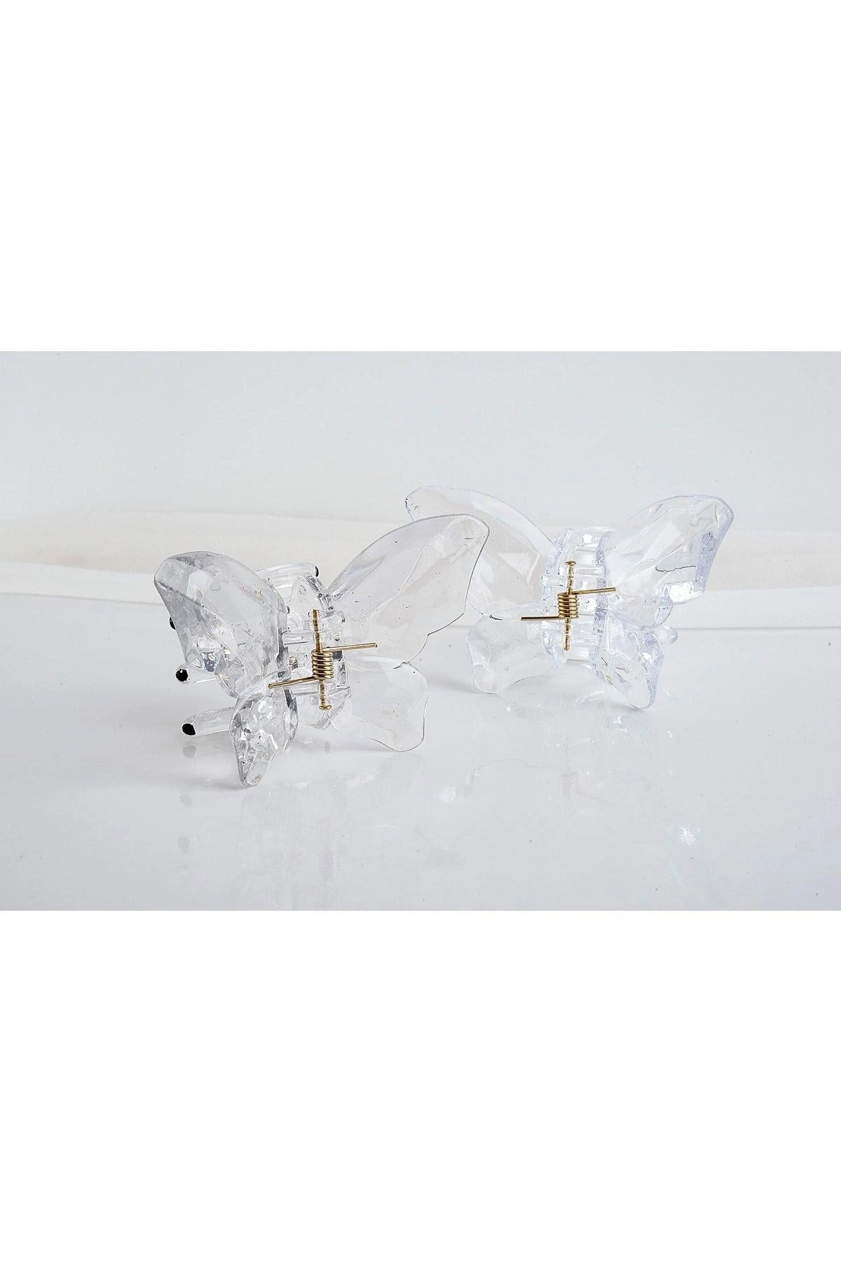 Kelebek Tasarımlı Renk Renk 2li Mandal Toka