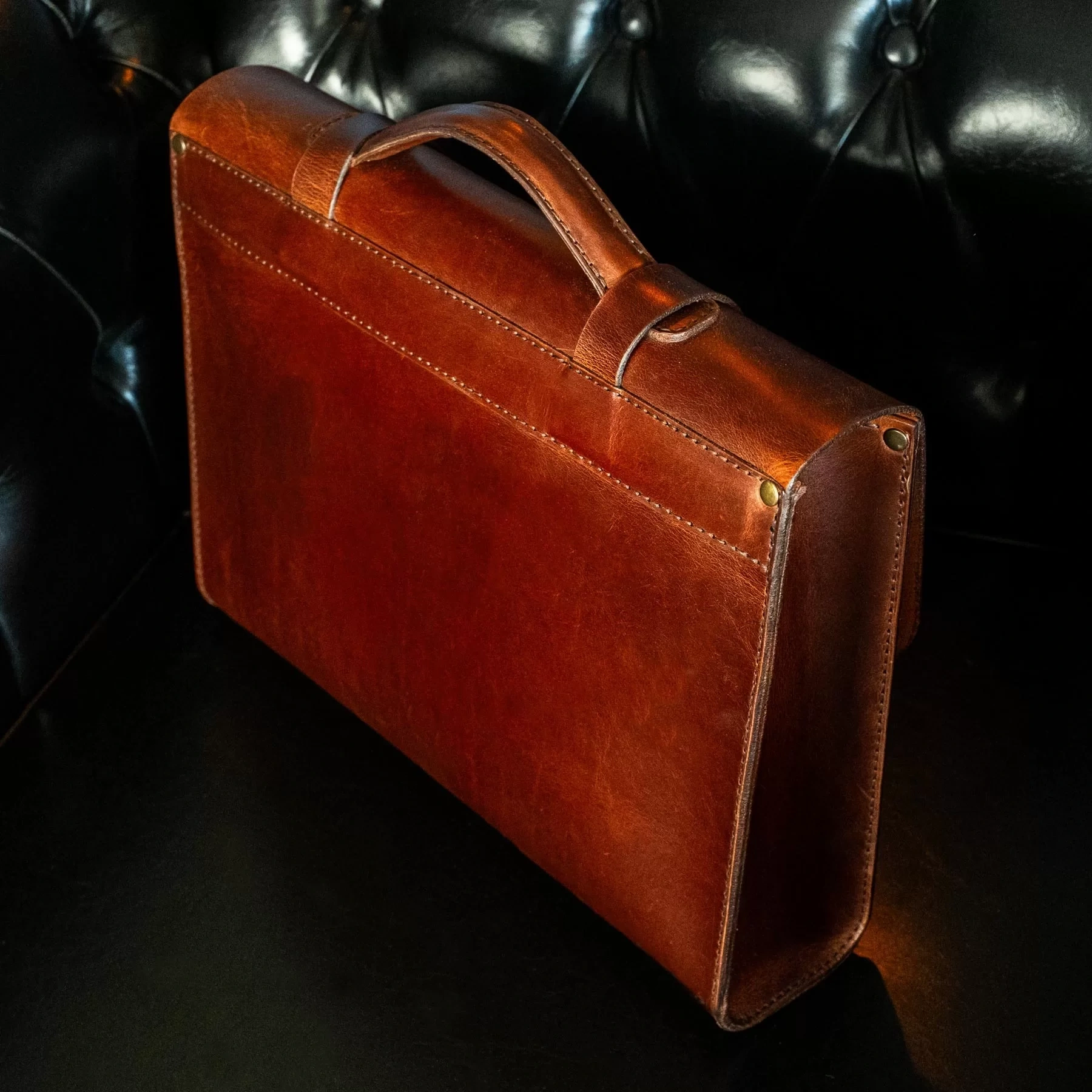 Deri Messenger Bag - Evrak Çantası