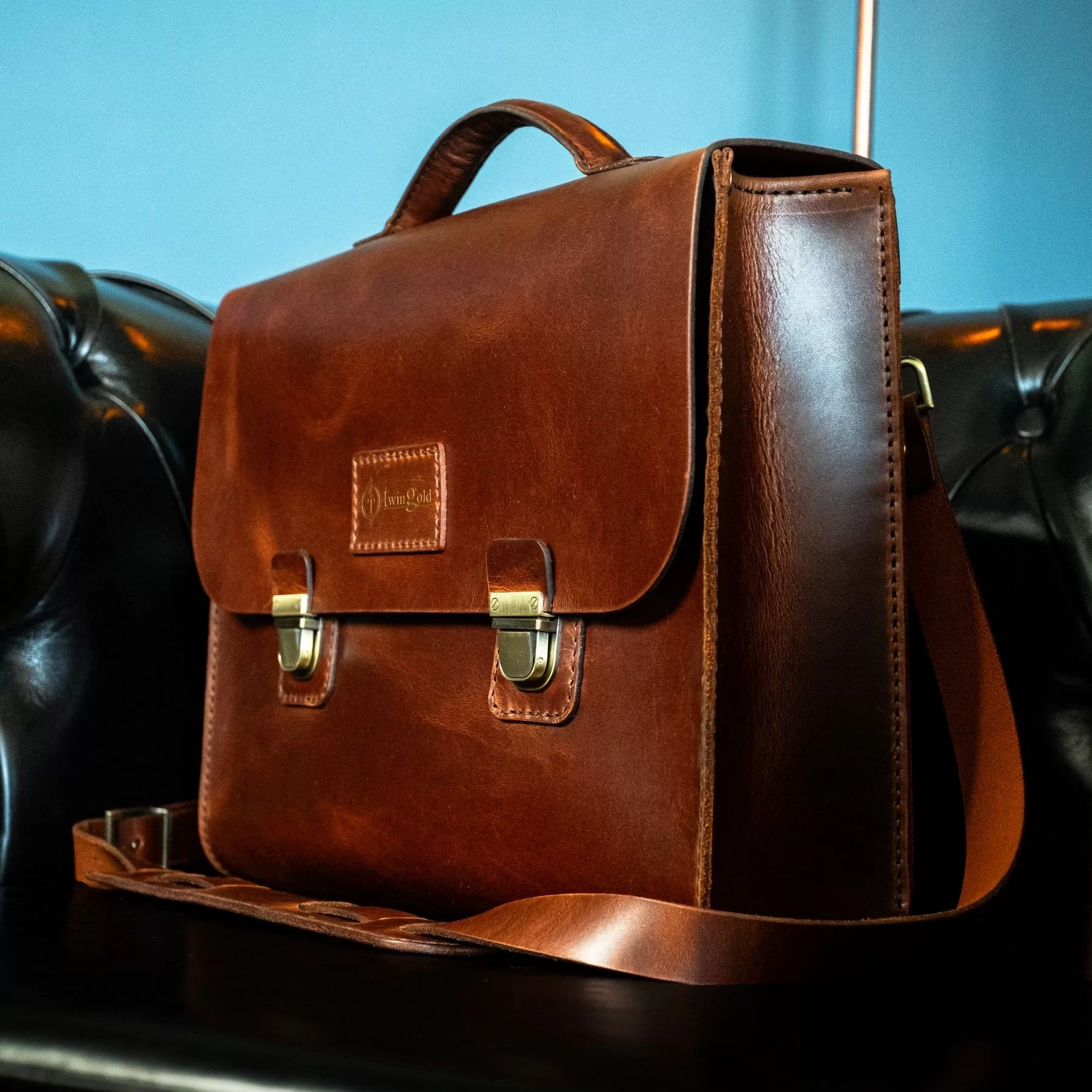 Deri Messenger Bag - Postacı Çantası