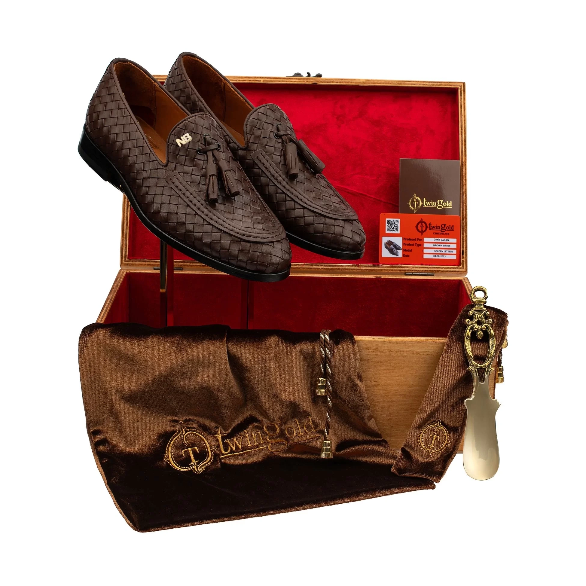 El Örgüsü Kösele Erkek Ayakkabı - TWG003