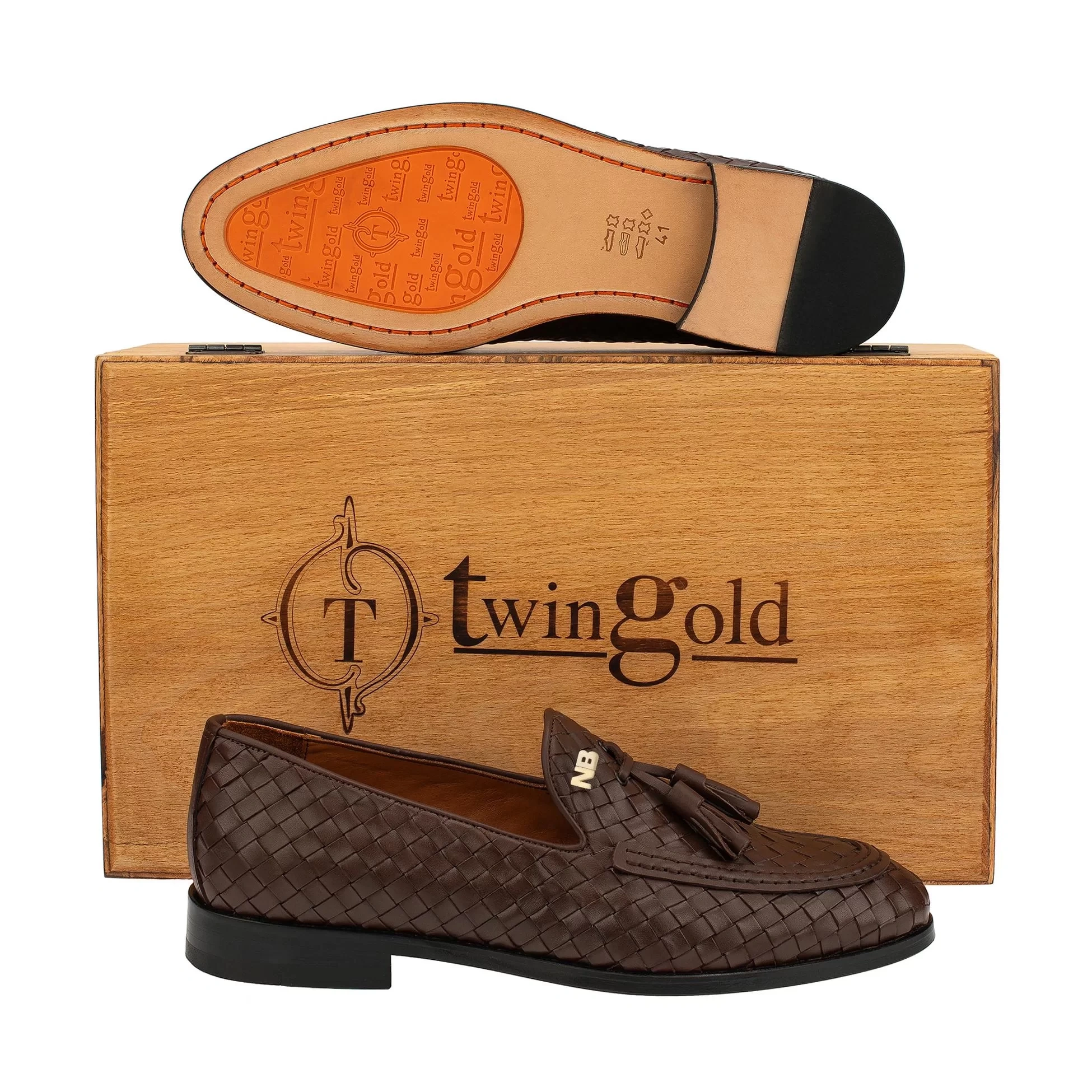 El Örgüsü Kösele Erkek Ayakkabı - TWG003