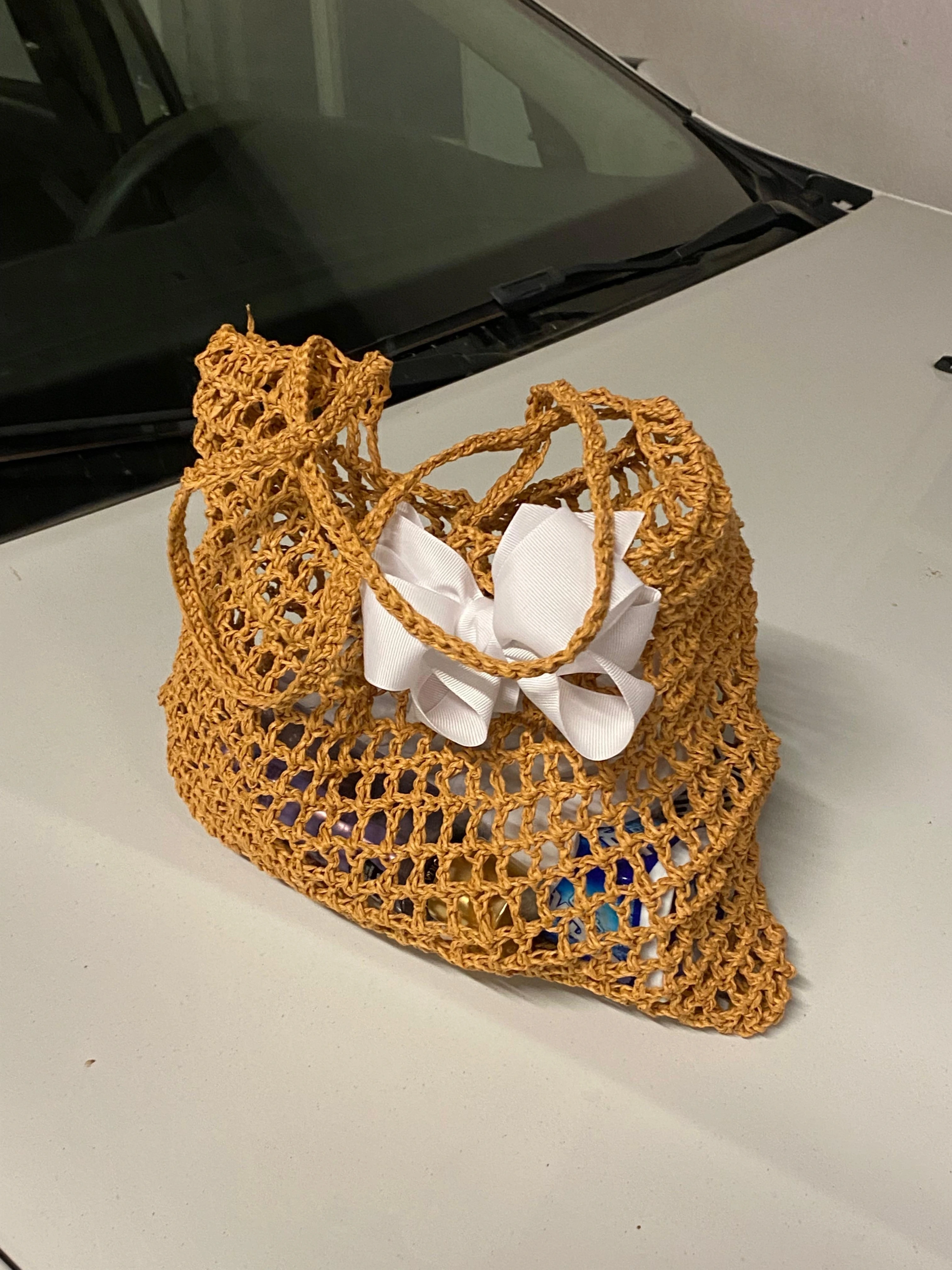 Feyb Marka Hasır Çanta - Taba