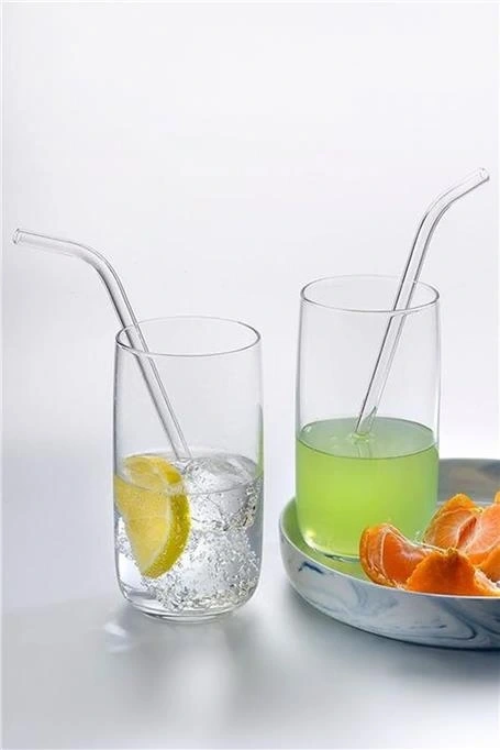 Fizz Borosilikat Cam Pipet Seti - 6lı - Eğimli