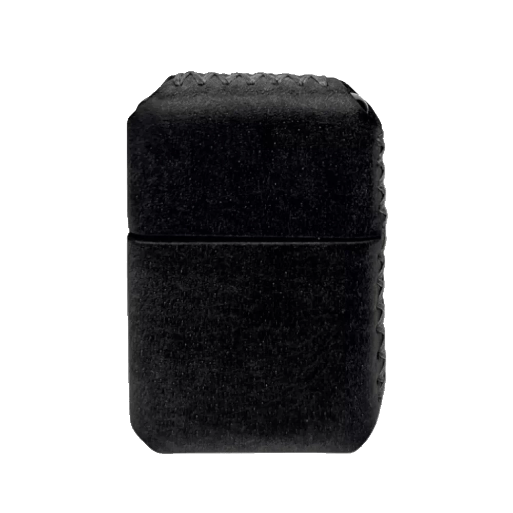 Handmade El Yapımı Hakiki Deri Zippo Modeli Çakmak - AG02001 - Antrasit