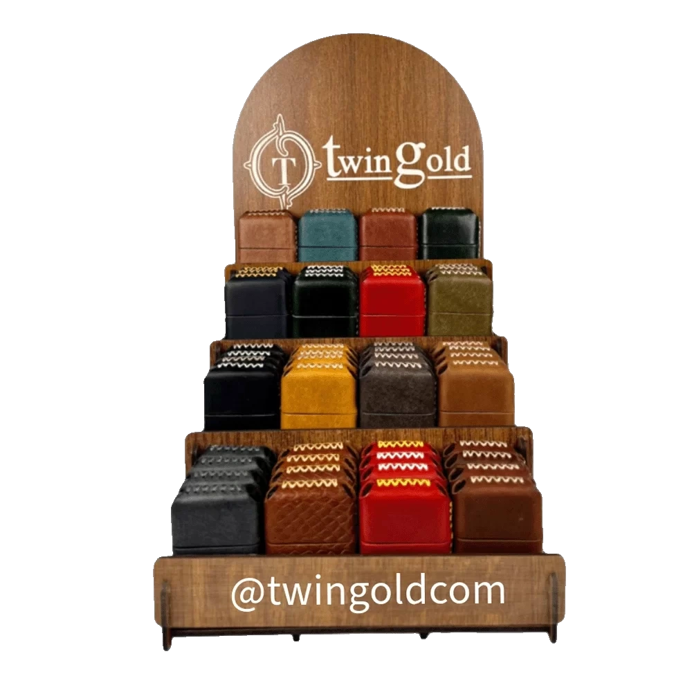 Handmade El Yapımı Hakiki Deri Zippo Modeli Çakmak - AG02001 - Lacivert